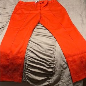 Orange dress pants